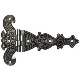 Resim Dekoratif, Sac Tek Kuyruklu Menteşe - 69x102 Mm, Büyük, Antik, 100 Adet Çok Renkli 