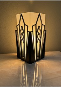 Resim Opencart Grönö Lamba 2 İçin Art Deco Abajur Sadece Plastik Aparattır 