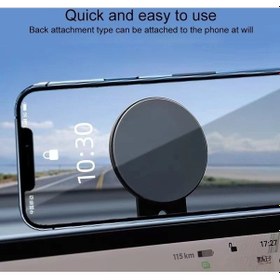 Resim Dancemonkey Zf013 Tesla Magsafe Gizli Tutucu, Flip Modeli Gri 