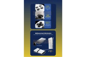 Resim Mobixom Gs5 Pro - 30.000 Oyun Yüklü Atari Oyun Konsolu | Tak & Çalıştır 4K Deneyim 