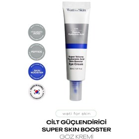 Resim Peptit Ve Hyalüronik Asit İçeren Göz Kremi Wati For Skin Booster Eye Cream 30 Ml 
