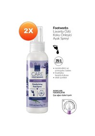 Resim Footworks Lavanta Özlu Koku Önleyici Ayak Spreyi 100ml İkili Paket 