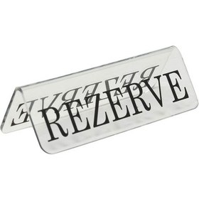 Resim Soylu Pleksi Rezerve Şeffaf (15X5 Cm) - 10 Adet 