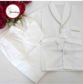 Resim Gelincimherşey Beyaz Kuşaklı Düğmeli Sünnet Merasimi Takımı 