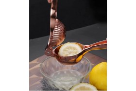 Resim Feyza Design Paslanmaz Çelik Limon ve Narenciye Sıkacağı, Büyük Boy, Kolay Kullanım 