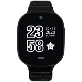 Resim HALL BREATHE Şık Siyah Akıllı Saat 46-50 mm GPS Özellikli Yerli Üretim 
