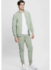 Resim Guess Paça Lastikli Eşofman Altı Haki 