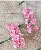 Resim Süsleme Için Pembe Kağıt Çiçek, Nikah Şekeri Çiçeği, Kağıt Gül 