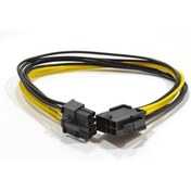 Resim YKA 8 Pin Pcı-e Ekran Kartı Power Uzatma Kablo 60 Cm 