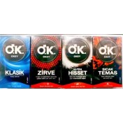 Resim Okey Karma Prezervatif Seti 40'lı (Klasik + Zirve + Ultra Hisset+ Sıcak Temas) 
