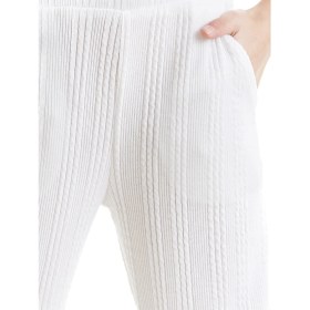 Resim Denokids Kız Çocuk Boru Paça Ekru Basic Eşofman Altı 