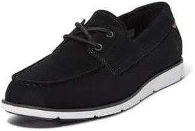 Resim Grafton Bay Lace Up Erkek Siyah Loafer Ayakkabı 