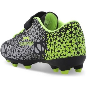 Resim Slazenger CRYSTAL Çocuk Halı Saha Siyah / Yeşil Futbol Ayakkabısı 