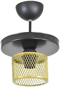 Resim Lambadar Tekli Kafes Model Modern Plafonyer Avize Gold Tek Ebat 3541-1Goldyuvkafes 