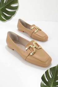 Resim Bambi Camel Kadın Loafer Ayakkabı K01641166109 