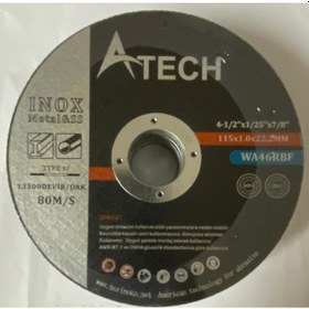 Resim A Tech Inox Kesici Disk Taş 115X1.0X22.2Mm 5 Adet 