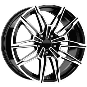 Resim EMR-DY929-10 9.5x19"-5x120 ET37 72.6 Black Diamond Jant (4 Adet) 