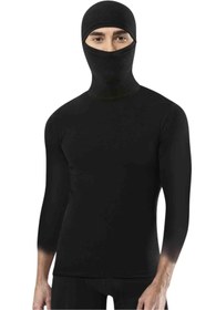 Resim Braventa Collection KOTA Termal Kar Maskesi, Erkek, Siyah, Kış Sporları için (SİYAH, STANDART) 