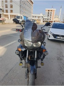 Resim MOTOCAM Honda Varadero Mk.1 Ön Cam 1999 2003 Model 54cm Şeffaf Renkli 4mm 