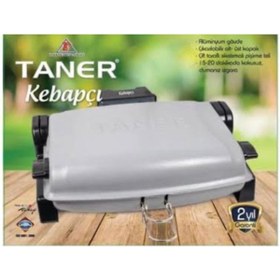 Resim Taner Kebapçı Çifttelli Elektrikli Izgara Mangal Barbekü 