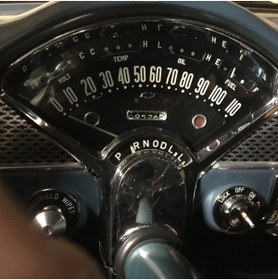 Resim Lucest 55 Chevy Uyumlu Gösterim Kümesi Modifikasyonu (Yağ, Sıcaklık, Gaz, Volt) (Plastik Aparattır!!!) 