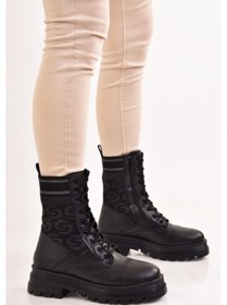 Resim Kadın Kalın Taban Postal Bot & Bootie 001 