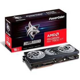 Resim Powercolor AMD Radeon RX 7800 XT Hellhound OC 16 GB GDDR6 256 Bit Ekran Kartı 
