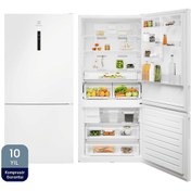 Resim Electrolux LNT7MD58W TwinTech D Enerji Sınıfı No Frost 588 LT Alttan Donduruculu Buzdolabı Beyaz 