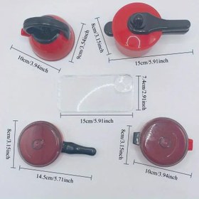 Resim Montessori Oyuncak Mutfak Seti – Tencere, Tavalar, Yemek Aksesuarı - 24pcs 