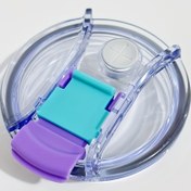 Resim 1 adet 40oz Tumbler Kupaları için Sızdırmaz Flip-Up Kapak - Dökülme ve Sıçramaya Dayanıklı Yedek Kapak Güvenli Vida Kapatma ile | Şık İçecek Aksesuarı | Spor ve Açık Hava Etkinlikleri için Dayanıklı PS Malzeme İçecek Aksesuarı 