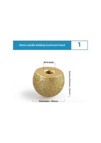 Resim Monyee Taş Bitkisel Kase İç Yay Entegre Edici Taş Kesici Aleti, Pürüzsüz Yuvarlak Delik Açıcı, Alüminyum Gövde, Elit El Aleti 30mm Mantar Başlı 