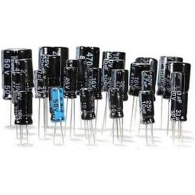 Resim 470 Uf 35 V 470 Mf 35 V Elektrolitik Kondansatör 10 Adet 