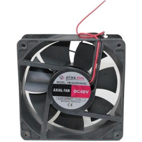 Resim PLASTIM 48v Dc - 120x120x38 Mm Bilezikli Aksiyel Fan 