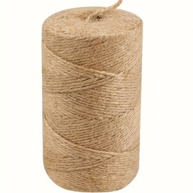 Resim 100.0 metre Doğal Jüt İpi - Bahçecilik, DIY El İşleri, Sanatsal Dekor, Hediye Paketleme & Düğün Süslemeleri için Mükemmel 