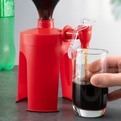 Resim 1 Adet Kolay Dökme İçecek Şişesi İnverteri - Dayanıklı Plastik, Manuel İşletim, Yuvarlak Şekil - Ev Kullanımı İçin Mükemmel, Soda ve Su Şişelerinden Dağıntısız Döküm Sağlar 