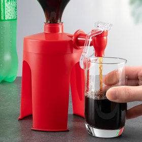 Resim 1 Adet Kolay Dökme İçecek Şişesi İnverteri - Dayanıklı Plastik, Manuel İşletim, Yuvarlak Şekil - Ev Kullanımı İçin Mükemmel, Soda ve Su Şişelerinden Dağıntısız Döküm Sağlar 