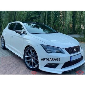 Resim Seat Leon Style Dizel 2013-2016 Ön Tampon Eki-boyasız-fiberglass 