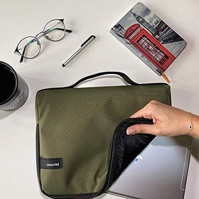 Resim Moserini iPad 7. Nesil 10.2" Smart Slim Tablet Çantası (Haki) 