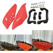 Resim Cloudstore 1 Çift Kırmızı Motosiklet El Koruyucusu - 22mm Kalın Dirt Pit Atv Quad Koruma 