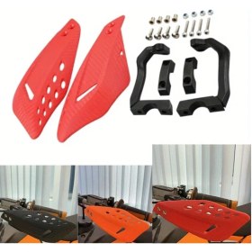 Resim Cloudstore 1 Çift Kırmızı Motosiklet El Koruyucusu - 22mm Kalın Dirt Pit Atv Quad Koruma 