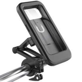 Resim Alleon Portatif Universal Motosiklet Bisiklet Su Geçirmez Telefon 