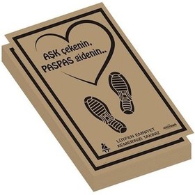 Resim Otomısırlı Kraft Araç Araba Oto Paspas Kağıdı Baskılı 200 Adet 