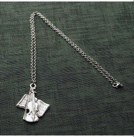 Resim Müzisyen Kemancı Nota Kitabı Kolye Takı Aksesuar K24 T5 