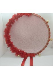 Resim Gülce Kasnak Dantelli Gelin ve Nedime Tef Seti 