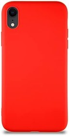 Resim KZY İletişim Apple iPhone XR ile Uyumlu Kılıf Soft Premier Renkli Silikon Kapak - Kırmızı 