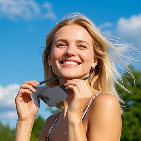 Resim Motorsiklet Gözlük Üzerine Takılabilir Kullanım, Çerçevesiz Kararan Kayak Gözlüğü, Erkek Kadın Arkadaş ve Aile İçin Kar Motosikleti Snowboard Aksesuarı 