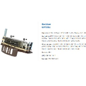 Resim Gauss DİYOT TABLOSU-MIT 100MM CITROEN XM 2.0/2.2 (95) / PEUGEOT 605 3.0 V6 (97) - GAUSS-GA1282 