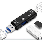 Resim Smart Otg 3in1 Type-C Ve Micro Usb Tf Card Reader Otg 