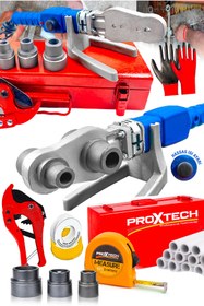 Resim PROXTECH Premium Kalite PPRC Metal Çanta Plastik Boru Kaynak PRC Mini Makina Seti Full Takım 