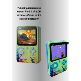Resim 3 Inç Renkli Ekranlı Taşınabilir El Konsolu – G5 Modeli 